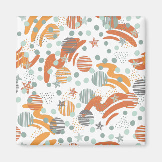 Trendy dots pattern magnet