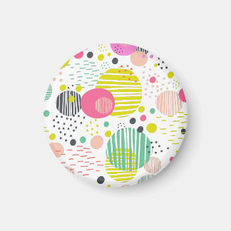Trendy dots pattern throw pillow beverage coaster magnet