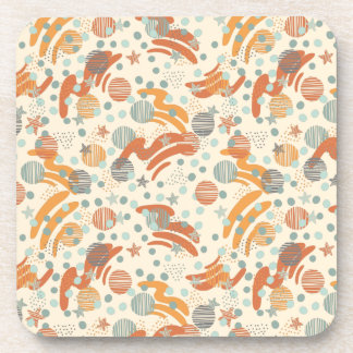 Trendy dots pattern throw pillow coaster