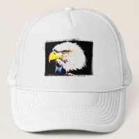 Trendy Eagle Head Pop Art Modern Elegant Template