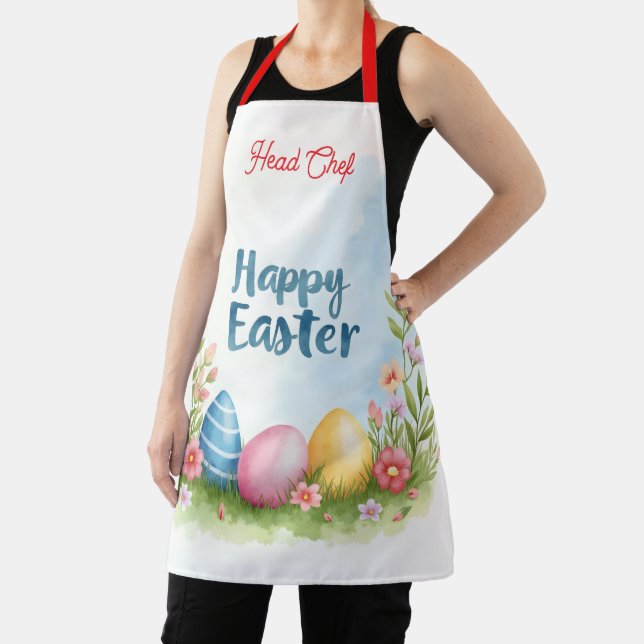 Trendy Easter Eggs Beautiful Collection Apron (Insitu)