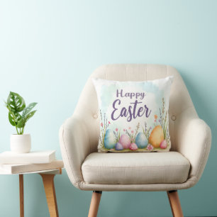 Trendy Easter Eggs Beautiful Collection Cushion