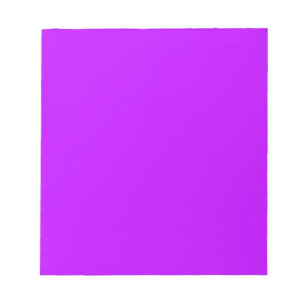 Trendy Electric Purple Solid Colour Classic Notepad