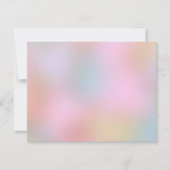 Trendy Elegant Colours Blank Template Abstract (Front)