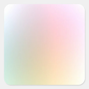 Trendy Elegant Modern Colourful Blank Template Square Sticker