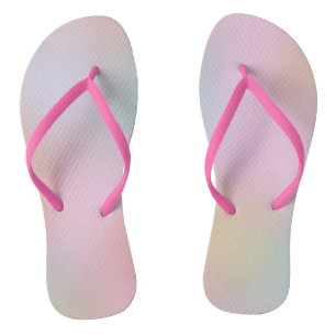 Trendy Elegant Modern Pastel Colours Template Jandals