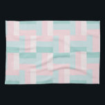 Trendy Elegant Pink Blue Green Pastel Colours Tea Towel<br><div class="desc">Trendy Elegant Pink Blue Green Pastel Colours Pattern Template Kitchen Towel.</div>