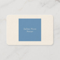 Trendy elegant plain simple minimalist blue white