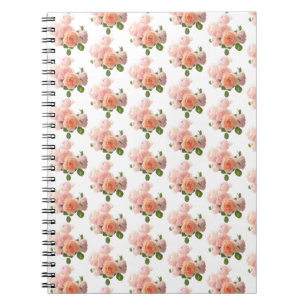 Trendy Elegant Roses Design Modern Template Notebook