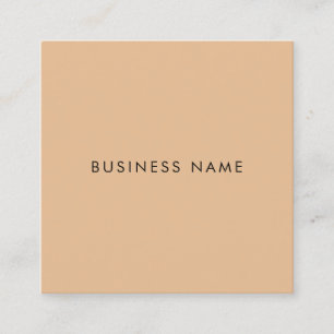 Trendy Elegant Simple Modern Company Firm Template Square Business Card