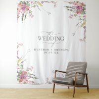 Trendy Elegant Wildflower Floral Wedding