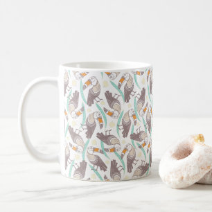 Trendy exotic toucans coffee mug
