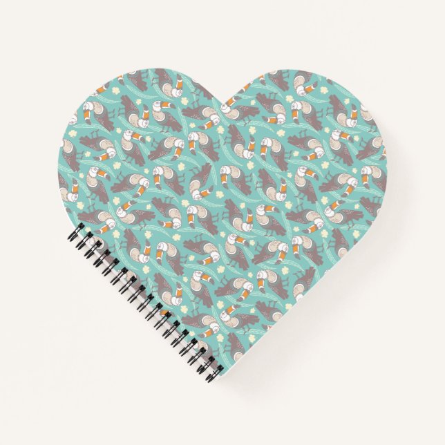 Trendy exotic toucans Women's Tank Top Notebook (Front)
