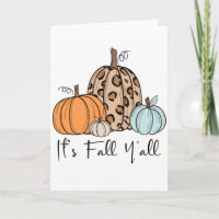 Trendy Fall Pumpkin | “It’s Fall Y’all” Quote