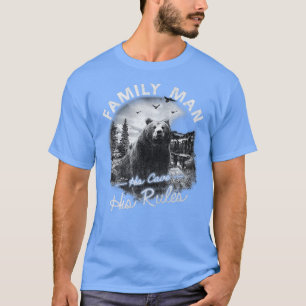 Trendy Family Man Bear His Cave His Rules Premium T-Shirt