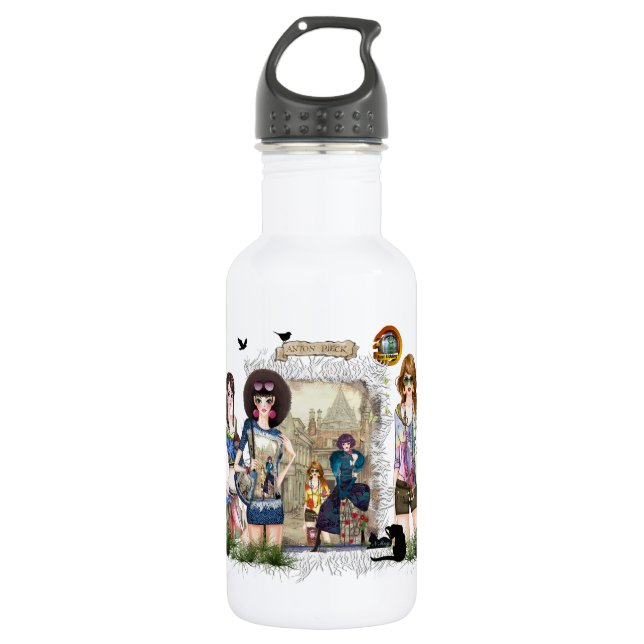 Trendy Fashion Models 532 Ml Water Bottle (Front)
