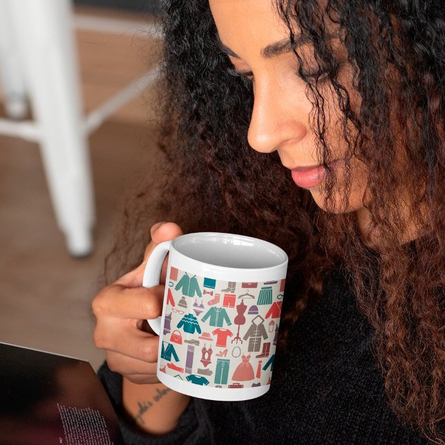 Trendy Fashion Pattern Stylish Clothing Graphic  Coffee Mug (Creator Uploaded)