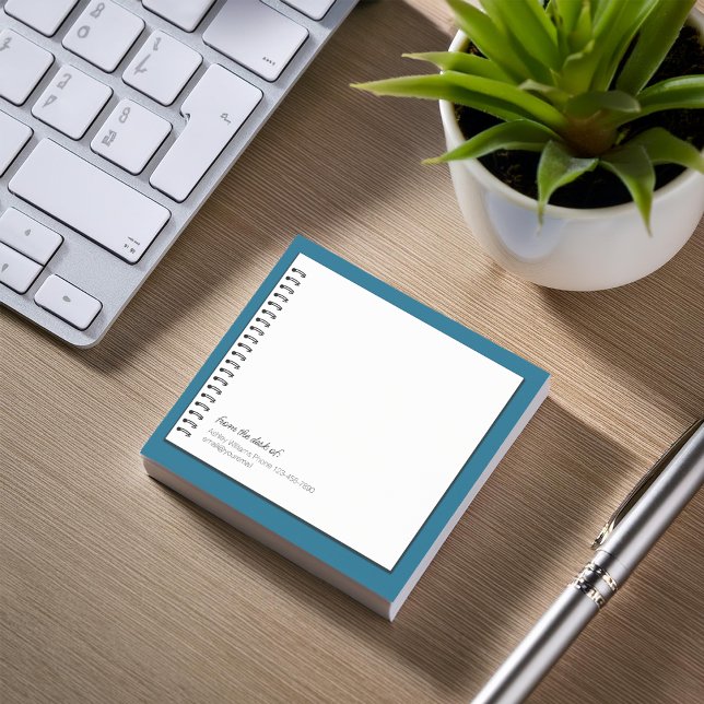 Trendy Faux Spiral Paper Monogram Notes (Creator Uploaded)