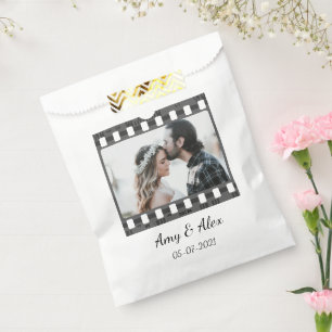 Trendy Film Reel Movie Personalised Picture Frame Favour Bags