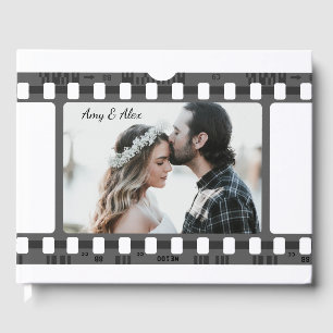 Trendy Film Reel Movie Personalised Picture Frame Guest Book