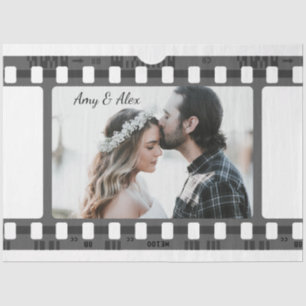 Trendy Film Reel Movie Personalised Picture Frame Tissue Paper