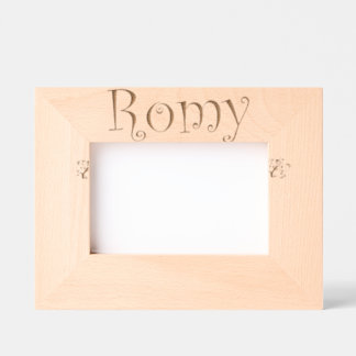 Trendy first name photo frame Romy