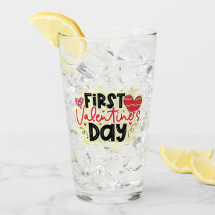 Trendy First Valentines Day Glass