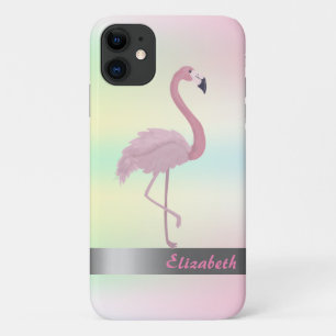 Trendy Flamingos Holographic Iridescent Case-Mate iPhone Case