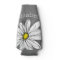 Trendy Floral Daisy with grey yellow custom name