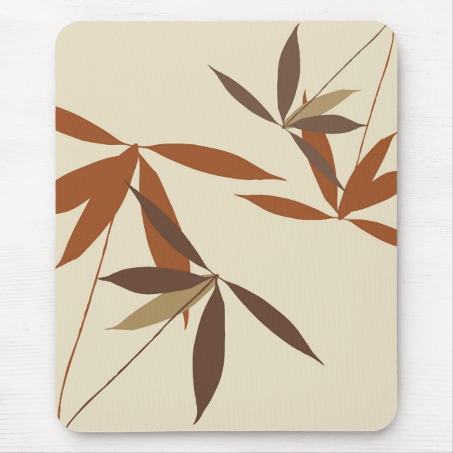 Trendy Floral Design Mousepad (Front)