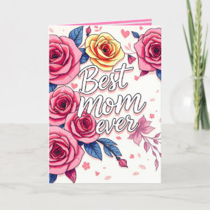 Trendy Floral Luxury Gift Collection Card