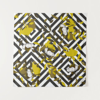 Trendy floral pattern. Isolated seamless pattern.  Tapestry