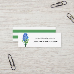 Trendy Flower Blue Hydrangea Website Cards Mini