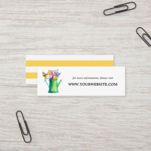 Trendy Flower Bunch of Flower Website Cards   Mini