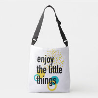 Trendy fun happy design of Enjoy the Lıttle Things