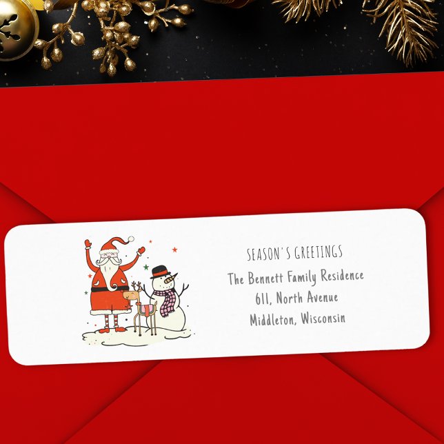 Trendy Fun Santa Snowman Reindeer Christmas Hygge (Creator Uploaded)