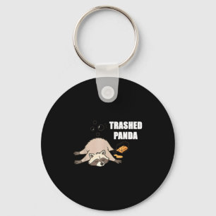 Trendy Funny Trashed Panda Drunk Raccoon Lovers Me Key Ring