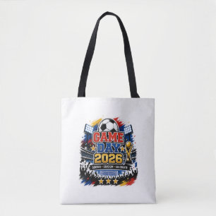 Trendy Game Day 2026 Football Stadium Tote Bag