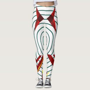 Trendy Geometric Outfit Leggings