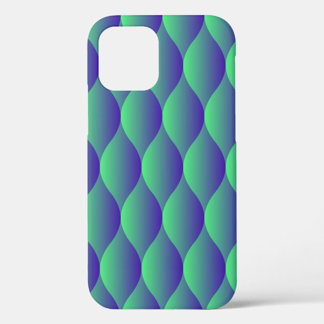 Trendy geometric pattern with abstract shapes in n Case-Mate iPhone case (Back)