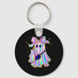 Trendy Ghost Shirt Coffee Tumbler Pastel Halloween Key Ring