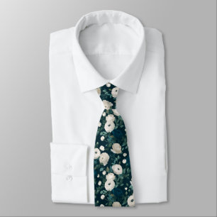 Trendy Gift  For Boyfriend Ranunculus Floral Tie