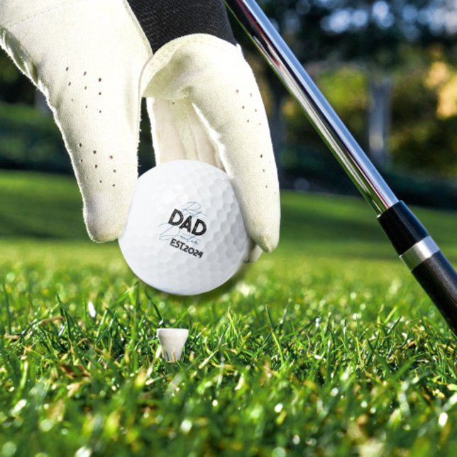 Trendy Gift For Dad Personalised Name Individual Golf Balls (Creator Uploaded)