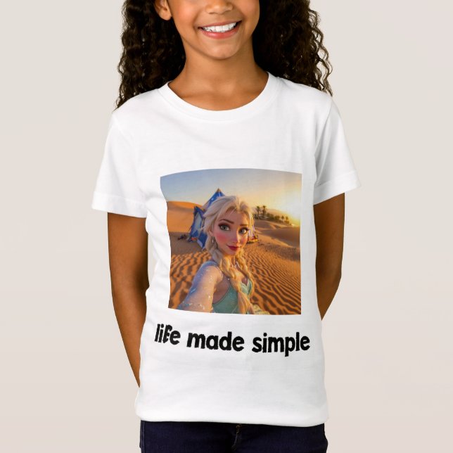 Trendy Girls T-Shirt | Cute & Comfortable Everyday (Front)