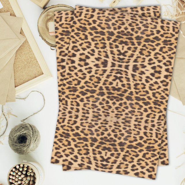 trendy girly chic wild safari leopard print tissue paper (trendy girly chic wild safari leopard print tissue paper)