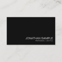 Trendy Glamourous Design Plain Black White Luxury