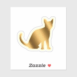 Trendy Gold Cat