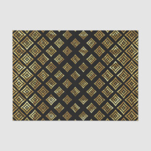 Trendy Gold Glitter Rhomboid Tissue Paper