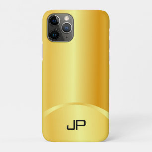 Trendy Gold Look Elegant Modern Monogram Template Case-Mate iPhone Case