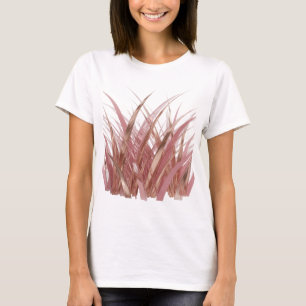 Trendy Gold METALLIC GRASS Quote Design T-Shirt